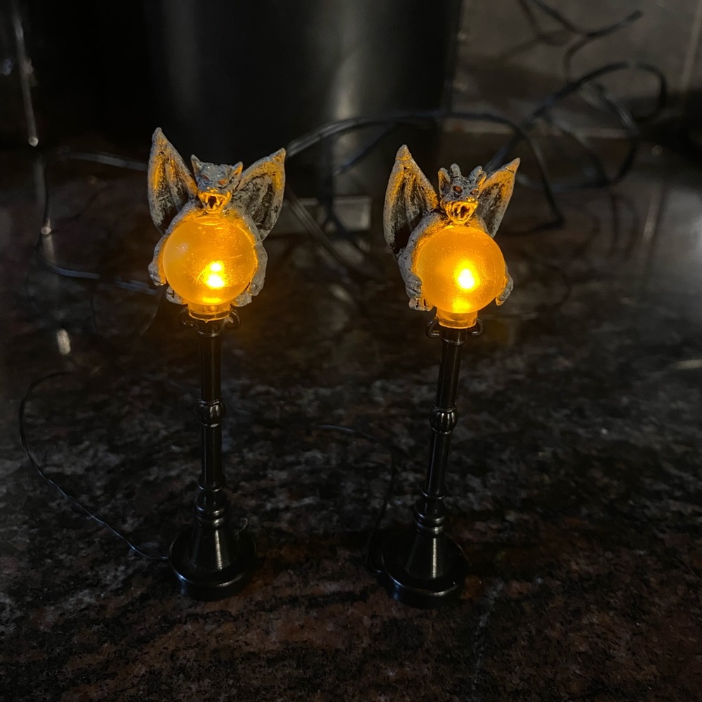 Lemax Gargoyle Lamps!